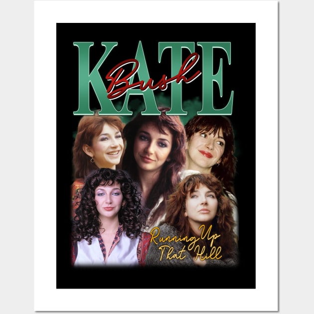 Vintage Kate Bush Retro 80s 90s Wall Art by Chea Shepherd